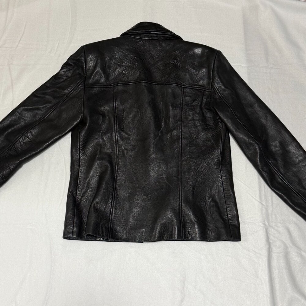 Ann Taylor 100% Leather Jacket M - Picture 5 of 7